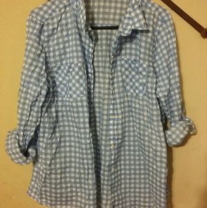 Womens button down blouse
